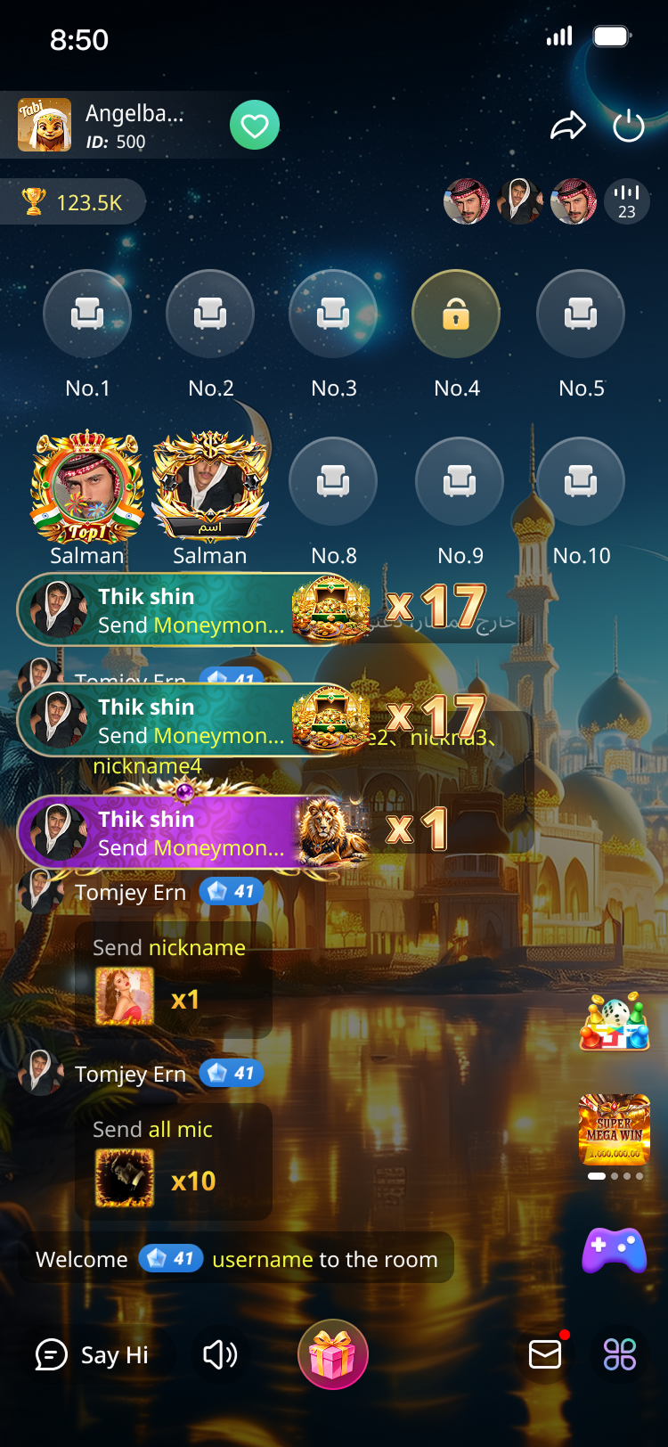 App user profile with interests, intent signals and segmentation